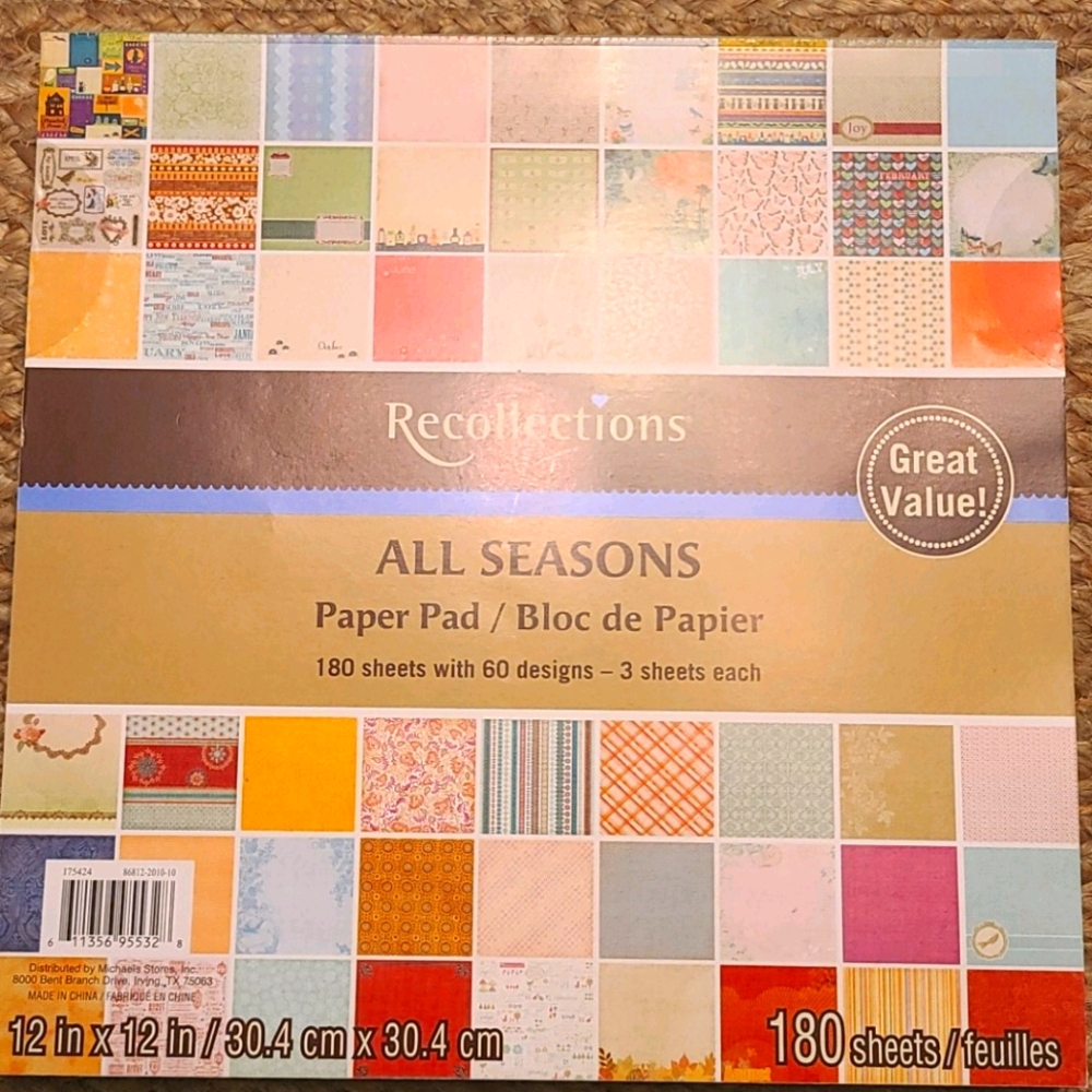 Scrapbook Paper Pad